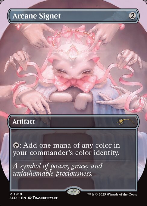 【Foil】(SLD-RA)Arcane Signet/秘儀の印鑑【No.1919】【英語】
