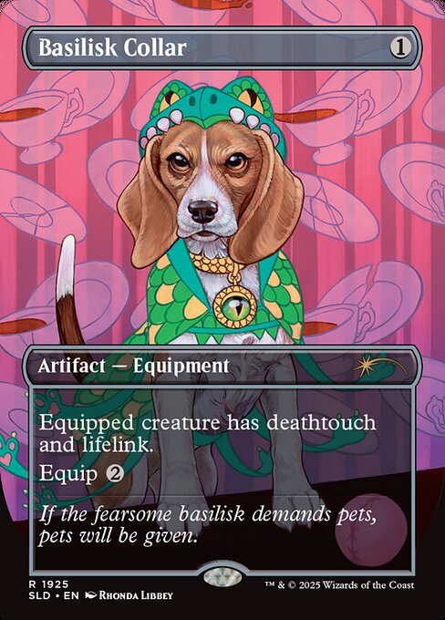 【Foil】(SLD-RA)Basilisk Collar/バジリスクの首輪【No.1925】【英語】