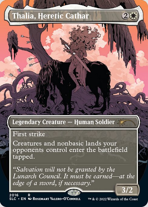 【Foil】(SLC-RW)Thalia, Heretic Cathar/異端聖戦士、サリア【No.2016】【英語】