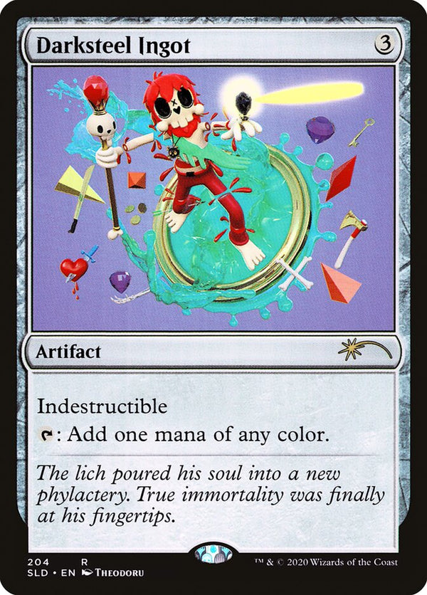 【Foil】(SLD-RA)Darksteel Ingot/ダークスティールの鋳塊【英語】