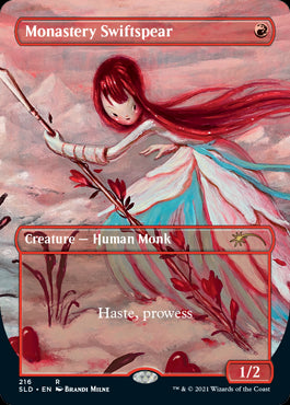 (SLD-RR)Monastery Swiftspear/僧院の速槍【No.216, Illus. Brandi Milne】【英語】