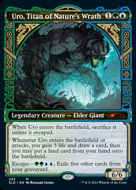 【Foil】(SLD-MM)Uro, Titan of Nature's Wrath/自然の怒りのタイタン、ウーロ【英語】