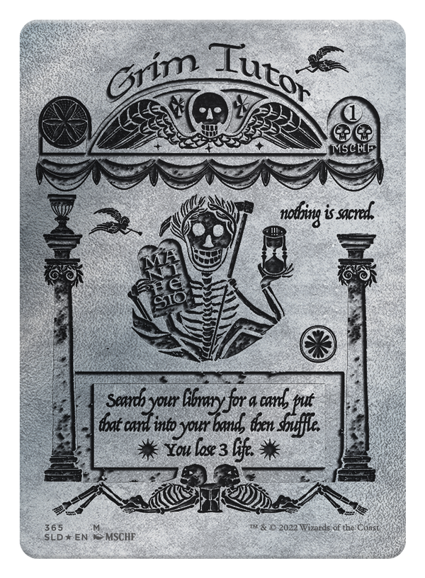 【Foil】(SLD-MB)Grim Tutor/不気味な教示者【No.365】【英語】