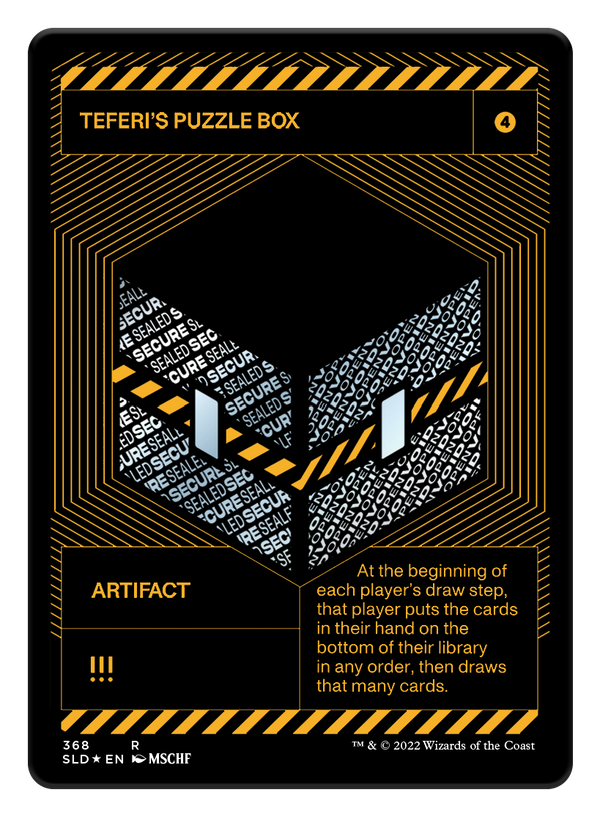 【Foil】(SLD-RA)Teferi's Puzzle Box/テフェリーの細工箱【No.368】【英語】