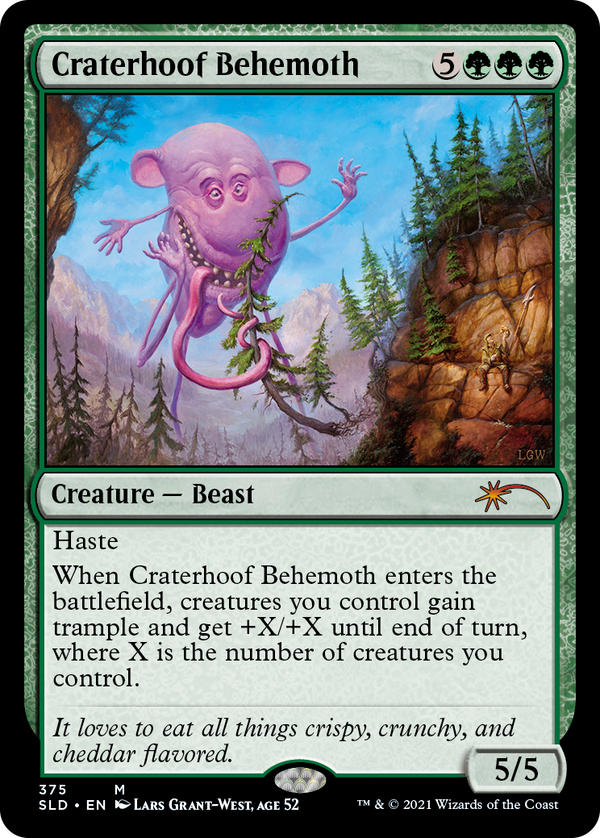 (SLD-MG)Craterhoof Behemoth/孔蹄のビヒモス【No.375】【英語】