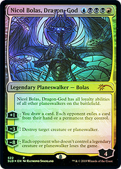【Foil】(SLD-MM)Nicol Bolas, Dragon-God/龍神、ニコル・ボーラス【英語】