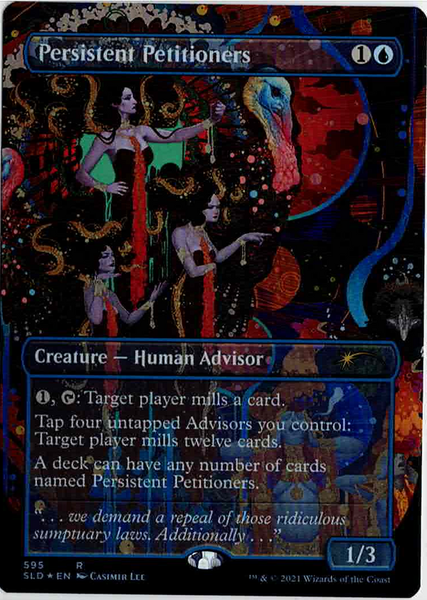 【Foil】(SLD-RU)Persistent Petitioners/しつこい請願者【No.595】【英語】