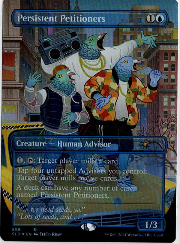 【Foil】(SLD-RU)Persistent Petitioners/しつこい請願者【No.598】【英語】