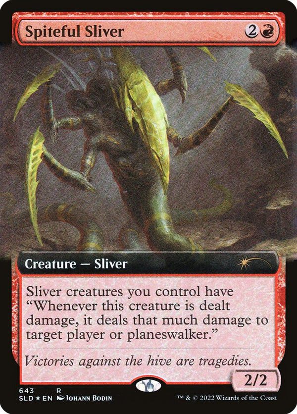 【Foil】(SLD-RR)Spiteful Sliver/悪意スリヴァー【No.643】【英語】