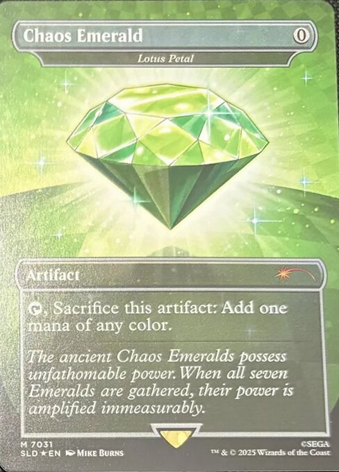 【Foil】(SLD-MA)『Chaos Emerald』Lotus Petal/水蓮の花びら 【No.7031】【英語】