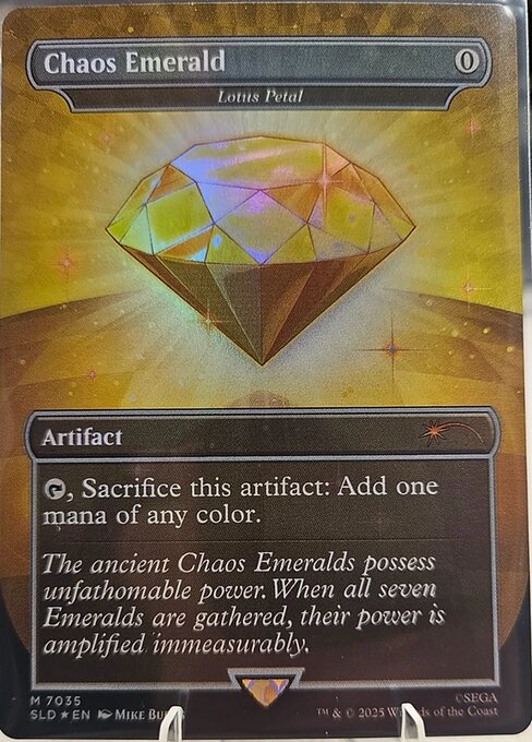 【Foil】(SLD-MA)『Chaos Emerald』Lotus Petal/水蓮の花びら 【No.7035】【英語】