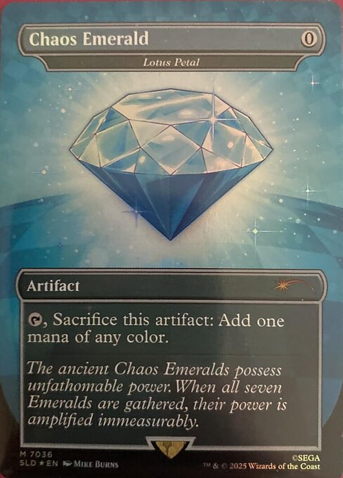 【Foil】(SLD-MA)『Chaos Emerald』Lotus Petal/水蓮の花びら 【No.7036】【英語】
