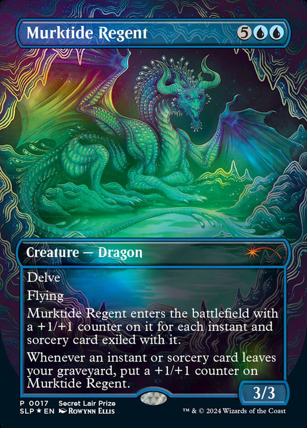 【Foil】(Promo-SLP)Murktide Regent/濁浪の執政【No.0017】【英語】