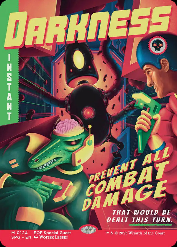 【Foil】【ボーダーレス】(SPG-MB)Darkness/暗黒【No.0124】【英語】