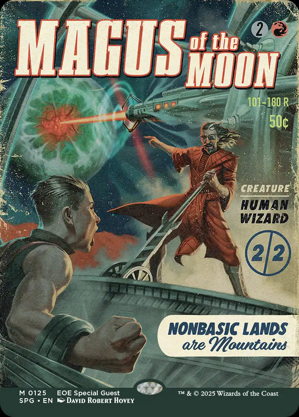 【Foil】【ボーダーレス】(SPG-MR)Magus of the Moon/月の大魔術師【No.0125】【英語】