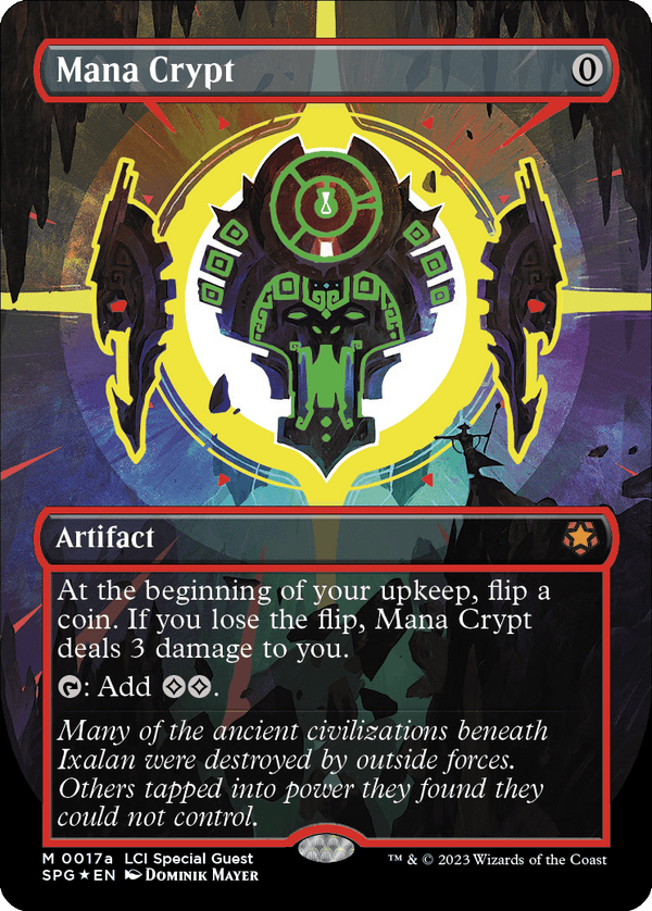 【Foil】【ネオンインク5色】(SPG-MA)Mana Crypt/魔力の墓所【No.017a】【英語】