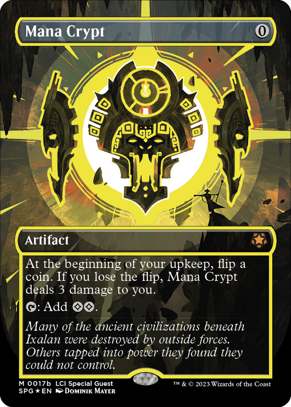 【Foil】【ネオンインク黄】(SPG-MA)Mana Crypt/魔力の墓所【No.017b】【英語】