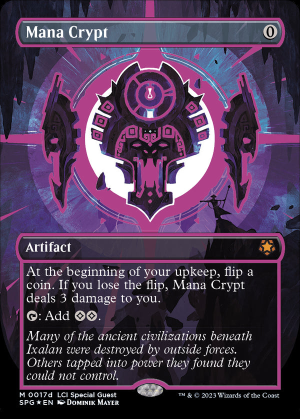 【Foil】【ネオンインク紫】(SPG-MA)Mana Crypt/魔力の墓所【No.017d】【英語】