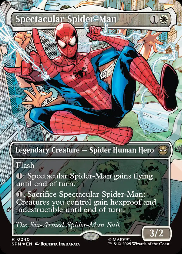 【テクスチャー・フォイル】【コスチューム・チェンジ】(SPM-RW)Spectacular Spider-Man/スペクタキュラー・スパイダーマン【No.0240】【英語】