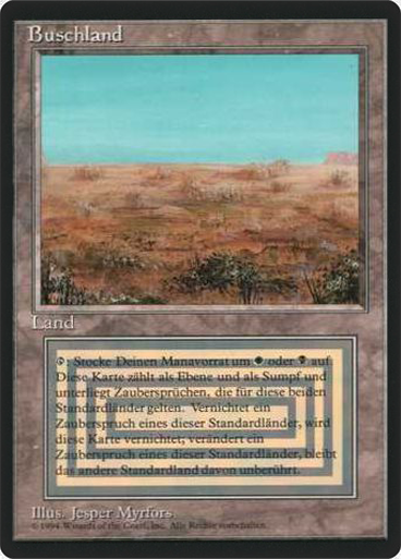(3ED-RL)Scrubland【ドイツ語】