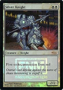【Foil】(Promo-FNM)Silver Knight/銀騎士【英語】