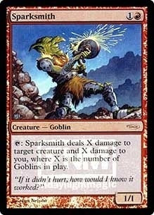 【Foil】(Promo-FNM)Sparksmith/火花鍛冶【英語】