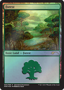 【Foil】(Promo-Standard_Showdown_2017)Forest/森【英語】
