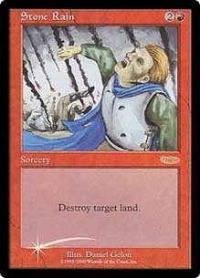 【Foil】(Promo-FNM)Stone Rain/石の雨【英語】