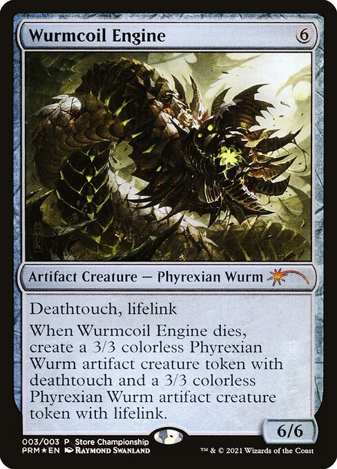 【Foil】(Promo-StoreChampionship)Wurmcoil Engine/ワームとぐろエンジン【英語】