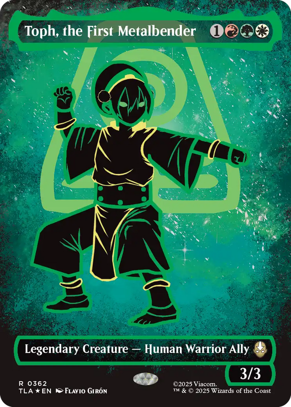 【Foil】【ネオンインク】(TLA-RM)Toph, the First Metalbender/最初の金属のベンダー、トフ【No.0362】【英語】