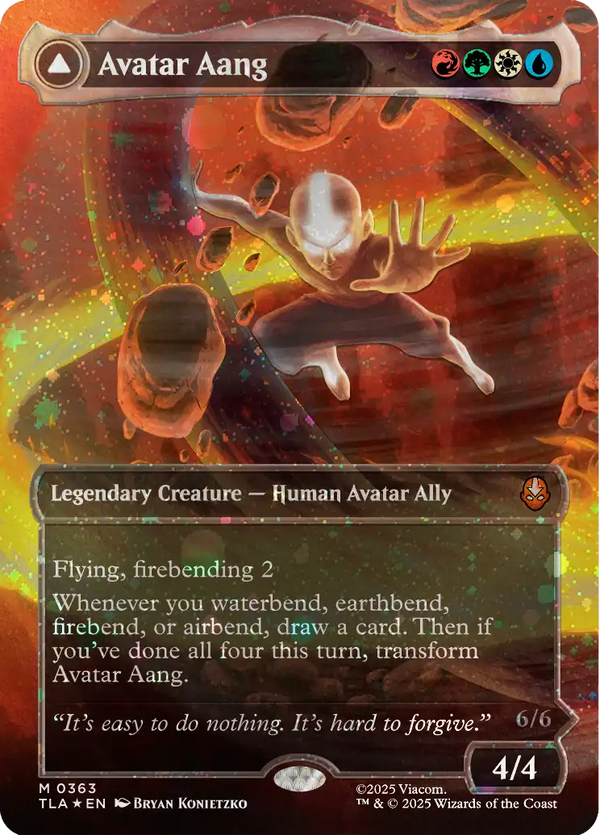 【Foil】【レイズド・フォイル仕様】(TLA-MM)Avatar Aang/アバター・アン【No.0363】【英語】