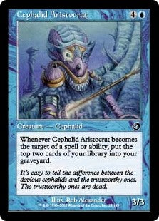 【Foil】(TOR-CU)Cephalid Aristocrat/セファリッドの貴族【英語】