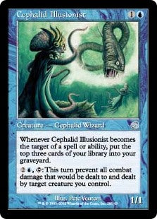【Foil】(TOR-UU)Cephalid Illusionist/セファリッドの幻術師【日本語】