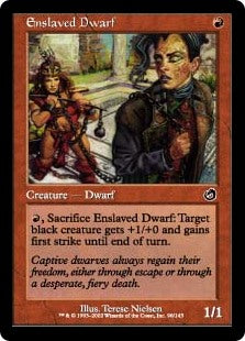 【Foil】(TOR-CR)Enslaved Dwarf/捕らわれのドワーフ【日本語】