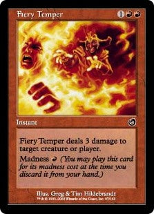 【Foil】(TOR-CR)Fiery Temper/癇しゃく【日本語】