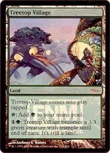 【Foil】(Promo-FNM)Treetop Village/樹上の村【英語】