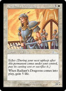 【Foil】(ULG-UW)Radiant's Dragoons/レイディアントの竜騎兵【英語】