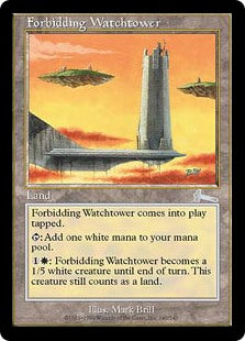 【Foil】(ULG-UL)Forbidding Watchtower/近づきがたい監視塔【日本語】
