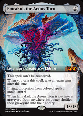 【Foil】(UMA-Box_Topper-MC)Emrakul, the Aeons Torn/引き裂かれし永劫、エムラクール【英語】