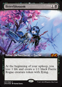 【Foil】(UMA-Box_Topper-MB)Bitterblossom/苦花【英語】