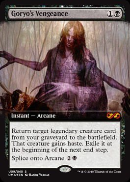 【Foil】(UMA-Box_Topper-MB)Goryo's Vengeance/御霊の復讐【英語】