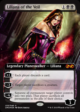 【Foil】(UMA-Box_Topper-MB)Liliana of the Veil/ヴェールのリリアナ【英語】
