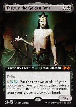 【Foil】(UMA-Box_Topper-MB)Tasigur, the Golden Fang/黄金牙、タシグル【英語】