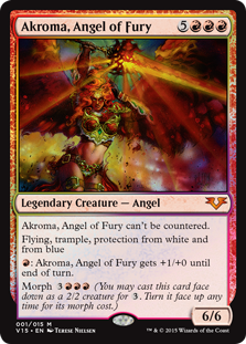 (V15-MR)Akroma, Angel of Fury/憤怒の天使アクローマ【英語】
