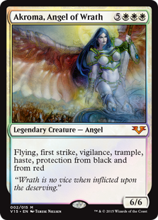 (V15-MW)Akroma, Angel of Wrath/怒りの天使アクローマ【英語】
