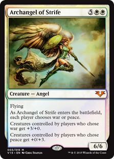 (V15-MW)Archangel of Strife/敵対の大天使【英語】