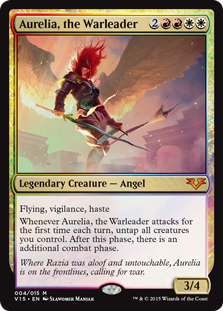 (V15-MM)Aurelia, the Warleader/戦導者オレリア【英語】