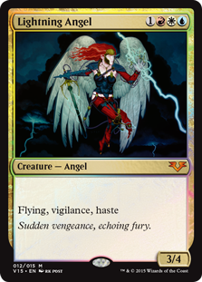 (V15-MM)Lightning Angel/稲妻の天使【英語】
