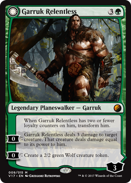 (V17-MG)Garruk Relentless/情け知らずのガラク【英語】