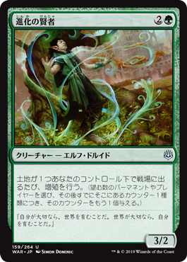 【Foil】(WAR-UG)Evolution Sage/進化の賢者【英語】